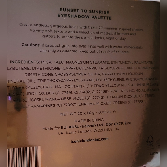 Iconic London Sunset to Sunrise Palette. Brand New 💎 - Picture 2 of 3